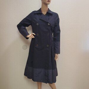 MARC JACOBS DESIGNER COAT DRESS FIT & FLARE RAIN COAT JACKET sz 6